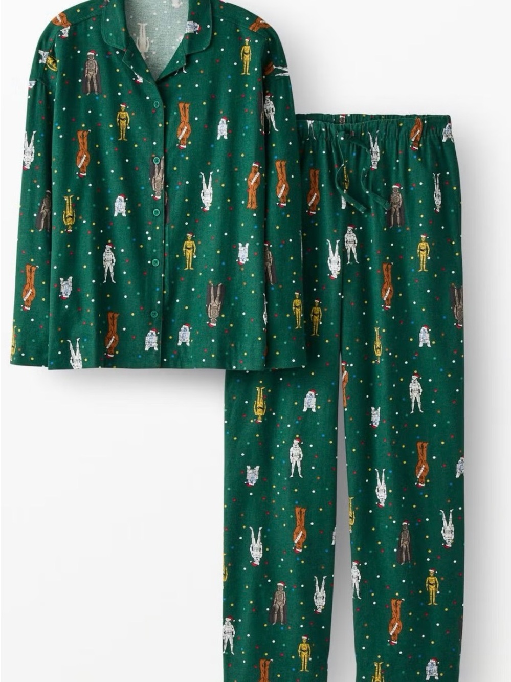 Hanna Andersson Star Wars Christmas Pajama Set | Women’s Small | 100% Cotton